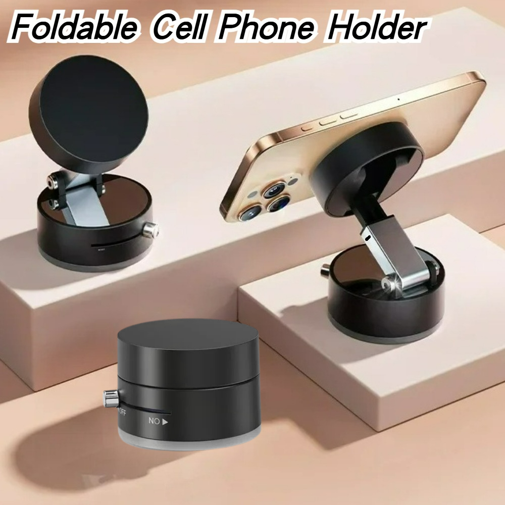 高性能磁気真空ホルダー折りたたみ式ユニバーサル電話スタンド車 - Desk Accessories のレビューと価格