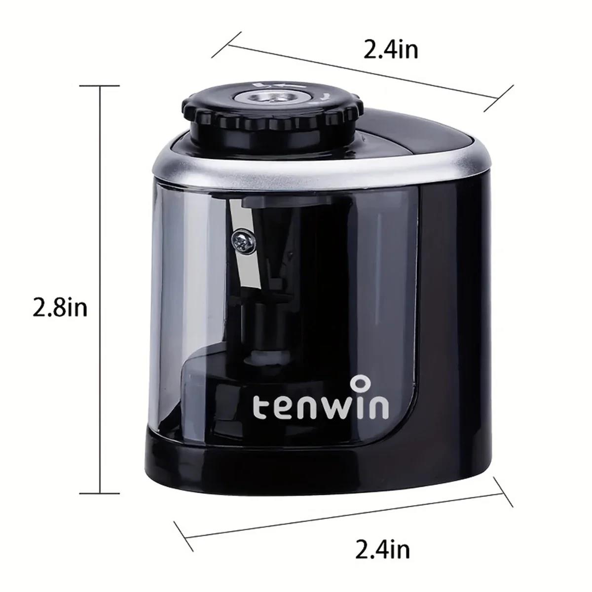 自動鉛筆削り機、卓上式電動鉛筆削り、6～8mm対応、静音・高 - Electric Pencil Sharpener Usb のレビューと価格