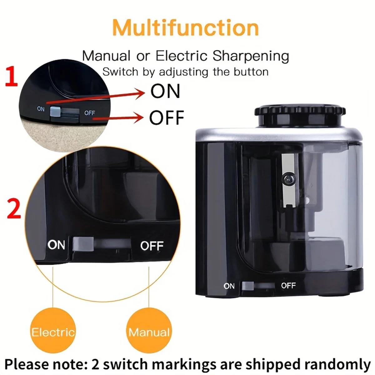 自動鉛筆削り機、卓上式電動鉛筆削り、6～8mm対応、静音・高 - Electric Pencil Sharpener Usb のレビューと価格