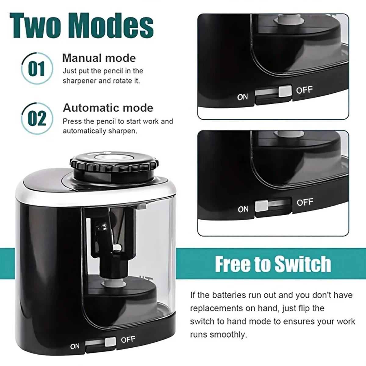自動鉛筆削り機、電動式、卓上型、6～8mmの鉛筆に対応、携帯 - Electric Pencil Sharpener Usb のレビューと価格